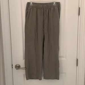 Grey Linen Pants